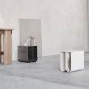 Kristina dam studio CURVED Stalowy Stolik Pomocniczy - Boczny / Czarny