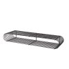 Aytm CURVA Druciana Półka Ścienna 80 cm Czarna