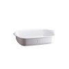Emile Henry NATURAL CHIC Prostokątna Forma - Naczynie do Zapiekania 30x19 cm Białe