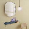 Muuto FOLDED Półka Ścienna 62 cm / Czarna