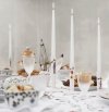 Kähler HAMMERSHØI CHRISTMAS Świecznik Świąteczny 20 cm Zdobiony / Biały