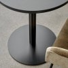 Menu HARBOUR COLUMN Stół Okrągły 60 cm Blat Linoleum - Czarny