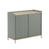 Muuto ENFOLD Komoda Wysoka 94 cm Zielona Dusty Green