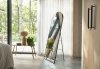 Villa Collection MIRROR VASTO Lustro Podłogowe 170 cm Czarne