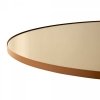 Aytm CIRCUM Lustro Ścienne Okrągłe 50 cm Amber - Tafla Amber