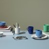 Lyngby Porcelain RHOMBE Mlecznik Niebieski