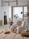 Bloomingville ALLURE Fotel Leżanka Lounge / Odcień Naturalny