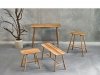 Villa Collection OAK Hoker - Stołek z Dębu Olejowanego 64 cm