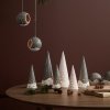Kähler NOBILI Świecznik Świąteczny Tealight / Choinka 19 cm Zielona Oliwkowa
