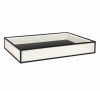 by Lassen FRAME Taca Dekoracyjna 45 cm / Czarna - Kremowa