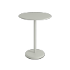 Muuto LINEAR Okrągły Ogrodowy Stolik Kawowy 70 cm / Wys. 95 cm / Szary