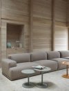 Muuto SOFT SIDE Stolik Okrągły 40 cm Biały / Blat 48 cm Dąb Naturalny