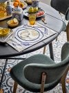 Bloomingville LIMONE Ceramiczna Solniczka i Pieprzniczka na Podstawce