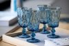 Lyngby Glass SORRENTO Kieliszki do Wina 290 ml 4 Szt. / Niebieskie