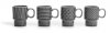 Sagaform COFFEE RETRO Filiżanki do Kawy Espresso 100 ml 4 Szt. Szare