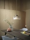 Muuto RIDGE Szklany Wazon do Kwiatów 35 cm / Taupe