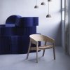 Muuto COVER LOUNGE Krzesło Drewniane - Szare