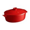 Emile Henry - Owalny Garnek Ceramiczny 6 l / Czerwony