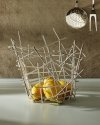 Alessi BLOW UP Stalowy Kosz na Owoce / Srebrny