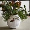 Kähler HAMMERSHØI CHRISTMAS Wazon Świąteczny 13 cm Biały