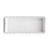 Emile Henry NATURAL CHIC Ceramiczna Forma do Tarty 36 cm Prostokątna - Biała