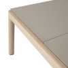 Muuto COUPLE Stolik Kawowy z Ceramicznym Blatem 84x80 cm / Jasny Dąb - Blat Gładki Taupe