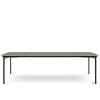 Eva Solo TAFFEL Stół Rozkładany 90 x 250-370 cm Czarny / Blat Szary