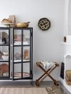 Bloomingville OPAL Witryna - Szafa Przeszklona / Czarna