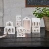 Kähler URBANIA Świecznik Tealight - Domek Biały - Pantheon
