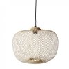 Bloomingville RODI Lampa Wisząca 42 cm Bambusowa / Naturalna