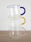 Hübsch KIOSK Kubki - Szklanki z Dmuchanego Szkła 350 ml 4 Szt. / Kolorowe