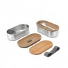 black+blum CLASSIC Stalowy Lunchbox / Podwójny