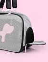 United Pets Milano ECO Torba - Transporter dla Psa / Czarno - Różowa