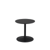 Muuto SOFT SIDE Stolik Okrągły 40 cm Czarny / Blat 41 cm Nanolaminat