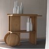 Kristina dam studio AXIS Stolik Pomocniczy - Wózek Barowy / Dąb Lakierowany