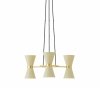 Audo COLLECTOR Żyrandol - 3 Lampy / Kremowy - Złoty