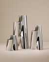 Georg Jensen LITUUS Stalowy Wazon do Kwiatów 20 cm / Srebrny Połysk