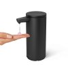 Simplehuman SENSOR Stalowy Automatyczny Dozownik do Mydła, Płynu, Żelu Antybakteryjnego - Akumulatorowy 266 ml / Czarny Matowy