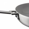 Alessi CONVIVO Patelnia Głęboka Stalowa 28 cm / Srebrna Matowa