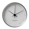 Georg Jensen KOPPEL Zegar Ścienny 22 cm Srebrny