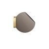 Aytm GLOBE Ścienna Donica do Kwiatów 21 cm Taupe / Złoty Uchwyt