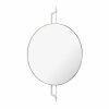 Kristina dam studio ROTATING Obrotowe Lustro Ścienne 60 cm Okrągłe / Jasnobeżowe