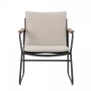 Bloomingville HAMPTON Fotel Ogrodowy / Czarny
