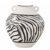Bloomingville TOGO Kamionkowy Wazon do Kwiatów 26 cm / Czarny