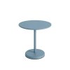Muuto LINEAR Okrągły Ogrodowy Stolik Kawowy 70 cm / Niebieski