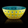 Guzzini LE MURRINE Miska 25 cm / Żółto Turkusowa