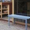 Muuto LINEAR Ławka Ogrodowa / Stalowa 110 cm Niebieska