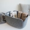 Muuto RESTORE Pojemnik - Kosz Filcowy do Przechowywania - Czarny