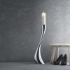 Georg Jensen COBRA Świecznik Podłogowy 60 cm Srebrny / Stal Polerowana