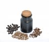 Zassenhaus COMFORT LINE Ceramiczny Pojemnik do Przypraw z Naturalnym Korkiem 6 cm Czarny